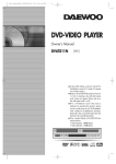Daewoo DV6T811N DVD Player User Manual