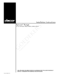 Dacor ER48D Oven User Manual