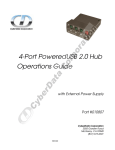 CyberData Hub Switch User Manual