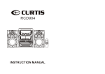 Curtis RCD904 CD Player User Manual