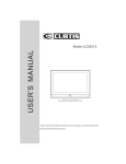 Curtis LCD3213 Flat Panel Television User Manual