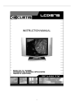 Curtis LCD1575 Flat Panel Television User Manual