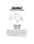 Cub Cadet 3186 Lawn Mower User Manual