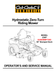 Cub Cadet 23HP Lawn Mower User Manual