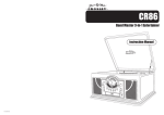 Crosley Radio CR86 Stereo System User Manual