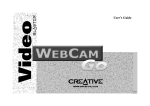 Creative Web Cam Digital Camera User Manual