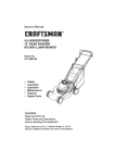 Craftsman 917.38919 Lawn Mower User Manual