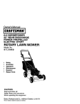 Craftsman 917.37945 Lawn Mower User Manual