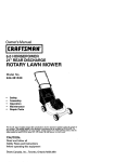 Craftsman 917.377012 Lawn Mower User Manual