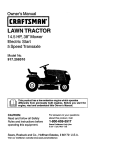Craftsman 917.25801 Lawn Mower User Manual