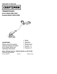 Craftsman 900.74547 Edger User Manual