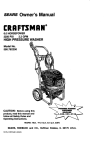 Craftsman 580.76225 Pressure Washer User Manual