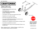 Craftsman 580.753 Pressure Washer User Manual