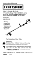 Craftsman 358.79101 Trimmer User Manual