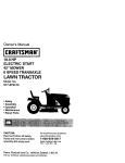 Craftsman 272 Lawn Mower User Manual