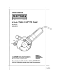 Craftsman 137218030001 Saw User Manual