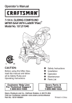 Craftsman 137.21194 Saw User Manual