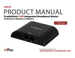 Cradlepoint IBR650 Network Router User Manual