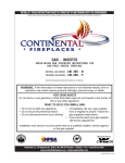 Continental CBI 360-N Outdoor Fireplace User Manual