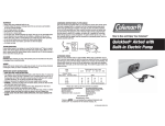 Coleman 2800 Stove User Manual
