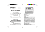 COBY electronic CX-CD249 Cordless Saw User Manual