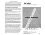 Cobra Electronics ESD-9570 Radar Detector User Manual