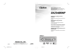 Clarion DXZ548RMP MP3 Player User Manual