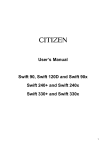 Citizen Systems 90 Printer User Manual