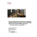 Cisco Systems 7937G Conference Phone User Manual