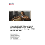Cisco Systems 7931G IP Phone User Manual