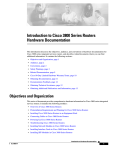 Cisco Systems 3800 Series Network Router User Manual