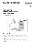 Chamberlain 3885C Garage Door Opener User Manual