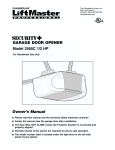 Chamberlain 2565C Garage Door Opener User Manual