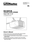 Chamberlain 2565.5 Garage Door Opener User Manual