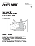 Chamberlain 248735 3/4 HP Garage Door Opener User Manual