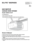 Chamberlain 2280C 1/2 HP Garage Door Opener User Manual