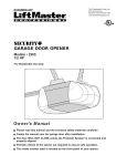 Chamberlain 2265 Garage Door Opener User Manual