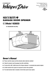 Chamberlain 182665D Garage Door Opener User Manual