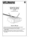 Chamberlain 1280-298LMC Garage Door Opener User Manual