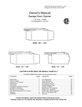 Chamberlain 1145-1/3HP Garage Door Opener User Manual