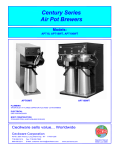 Cecilware APT18WT Coffeemaker User Manual