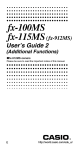 Casio FX-912MS Calculator User Manual