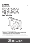 Casio EX-ZR300 Digital Camera User Manual