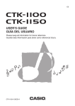Casio CTK-1150 Electronic Keyboard User Manual