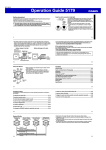 Casio 5179 Watch User Manual