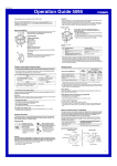Casio 5095 Watch User Manual