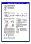 Casio 3781 Watch User Manual
