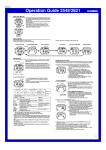 Casio 2821 Watch User Manual
