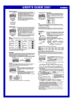 Casio 2551 Watch User Manual