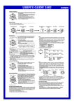 Casio 2355 Watch User Manual